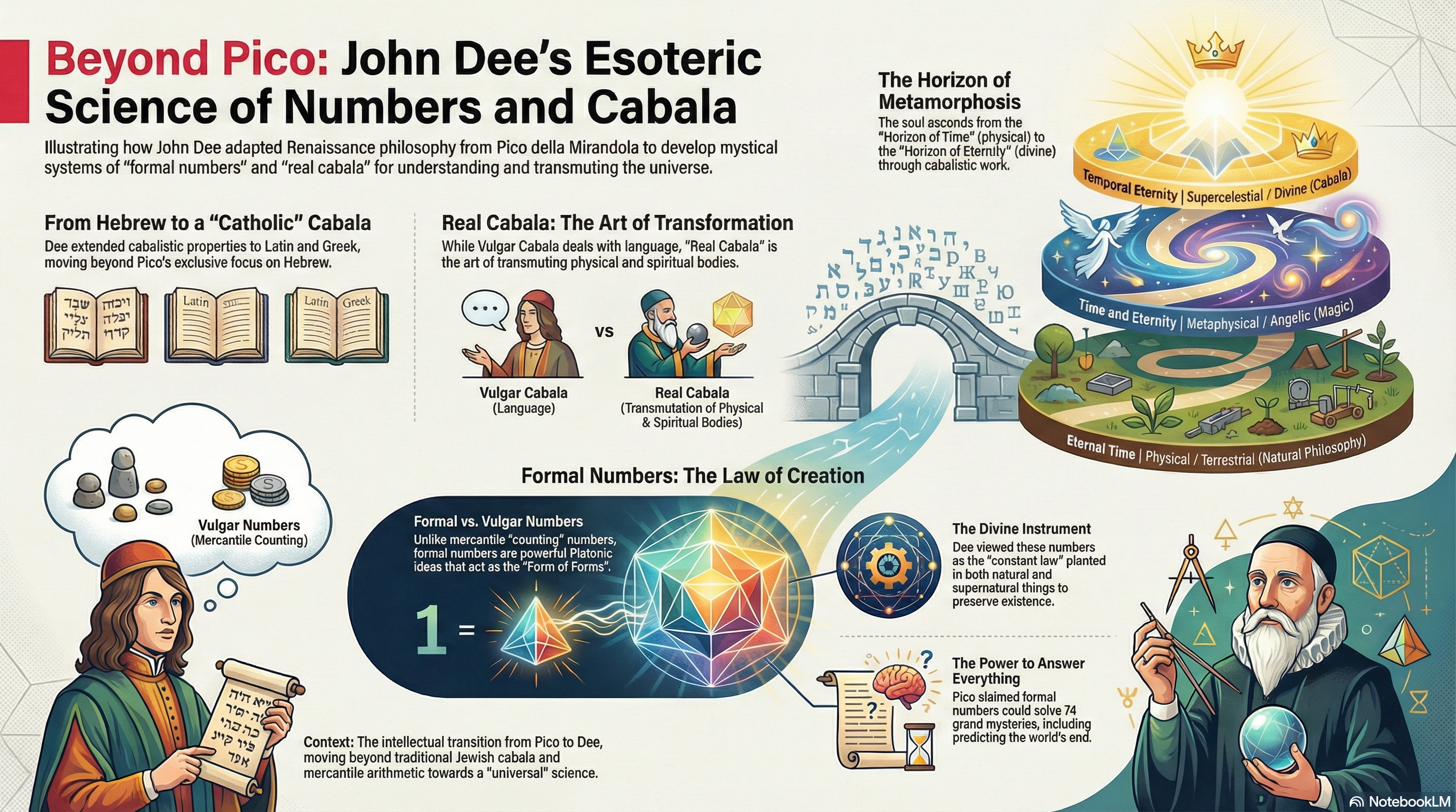 John Dee's Real Number Infographic